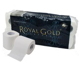 ROYAL GOLD NON WRAPPED TOILET ROLL 220 SHEET