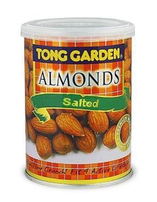 SALTED ALMONDS 140 GM