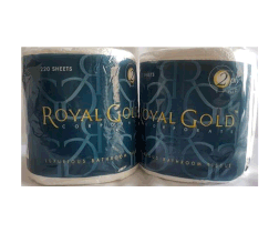 ROYAL GOLD WRAPPED TOILET ROLL 220 SHEET