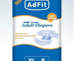 ADFIT ADULT DIAPER M-10, L-8 & XL-8