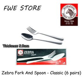 FORK & SPOON 2.0 MM SET CLASSIC ( PACK OF 6 ST )