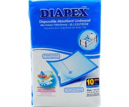DIAPEX DISPOSABLE ABSORBENT UNDERPAD 8 SHEET