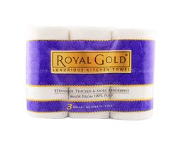 ROYAL GOLD KITCHEN TOWEL 2 & 6 ROLL